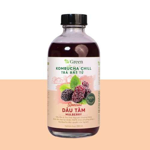 Vkombucha Chill Dâu Tằm 250ml(TT)